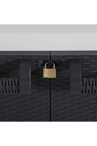 Cabinet Santorini Kısa Raflı Bahçe Dolabı Xl Gri