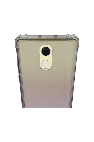 Blogy Red Mı 5 Plus İle Uyumlu Crystal Fit Kılıf Smoke Black