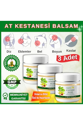 Organicsun At Kestanesi Balsamı 3 x 500 ML