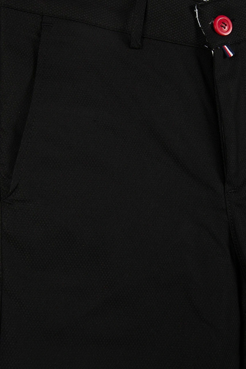 Veaven Erkek Siyah Slim Fit Keten Şort Vavn9y-2200196-5 Siyah