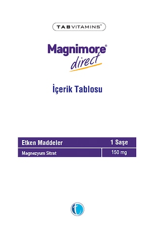 Magnimore Magnezyum Direct 30 Stik Şase