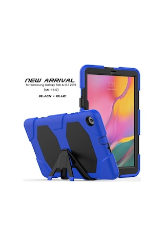 Newface Samsung Galaxy Uyumlu T510 Tab A 10.1 Kılıf Griffin Tablet Kapak - Mavi - Name: Samsung Tablet Kılıfı