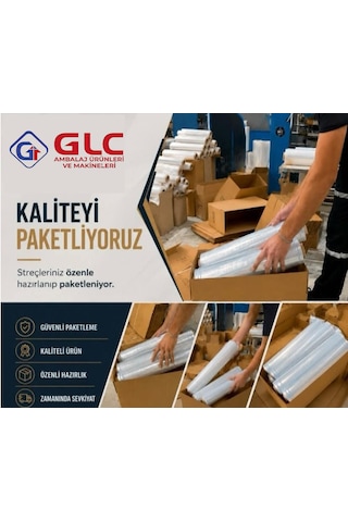 Glc Ambalaj Ve Makineleri 50 Cm 23 Mikron 300 Mt 3.600 Gr 6 Adet 1 Koli