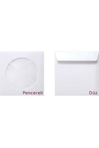 100 Adet Cd Zarfı Dvd Zarfı