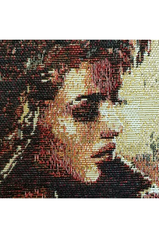 K39-Dokuma Goblen Kırlent Kılıfı