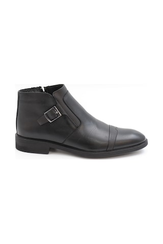 Nesilshoes Nesil Shoes Thrtrk 2301-2 Siyah Hakiki Deri Kauçuk Taban Erkek Bot