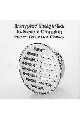 304 Paslanmaz Çelik 110 Mm Düz Ağızlı Dış Mekan Yer Süzgeci 2 Adet Diğer