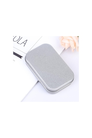 Hayatta Kalma Kiti Teneke Küçük Boş Metal Teneke Kapaklı Saklama Kutusu Kasa Düzenleyici Para Madeni Para Şeker Anahtar Gümüş