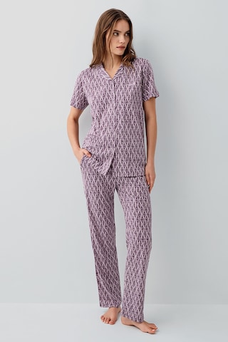 Pierre Cardin Kadın Mor Gömlek Pijama Takım Pc9184-s-v1 Mor