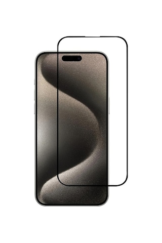 Pp iPhone Apple 15 Pro Max Uyumlu 9d Tam Kaplayan Kavisli Ekran Koruyucu