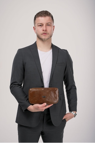 Ççs Erkek El Çantası Ccs31612 Kahve Kahve Kahverengi