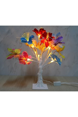 Özel Üretim Gece Lambası Vitrin Süsü Göz Alıcı Dekoratif Ledli Çiçek Çok Renkli