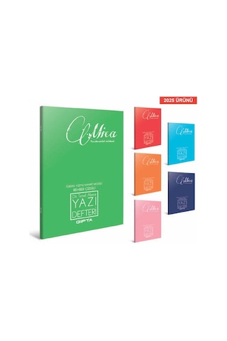 Gıpta Mica Güzel Yazı Defteri Tel Dikiş Plastik Kapak A5 40 Yaprak