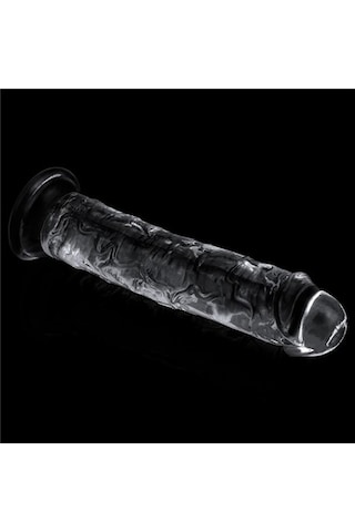 Truva Shop Lovetoy Clear 18 CM Yeni Nesil Vantuzlu Kalın Şeffaf Dildo Penis