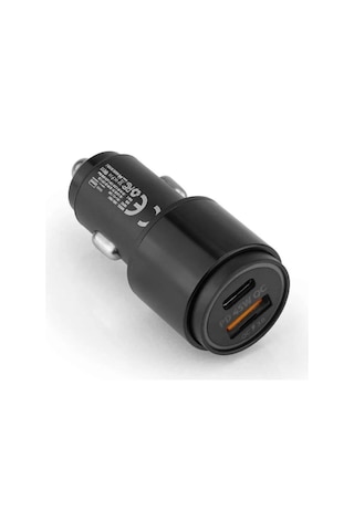 Encag 45w Pd Usb Oto Şarj Kafa Hızlı Şarj Çakmaklık Adaptörü, Usb-c Ve Usb-a Çıkışlı, Apple iPhone Ve Android Uyumlu St