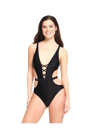 Too Salty Swimwear Siyah Derin Dekolteli Mayokini 23s107st Renkli Çok Renkli