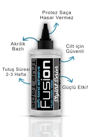 True Tape Fusion Protez Saç Likid Yapıştırıcı 3.4 Fl Oz 100ml