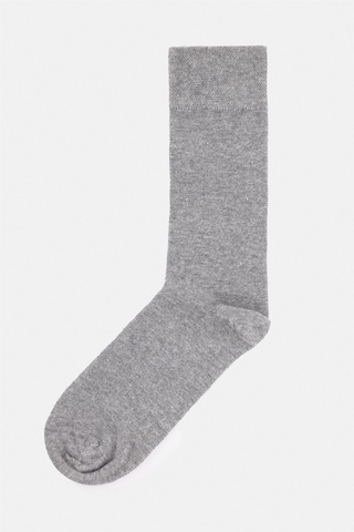 SÜVARİ Gri Düz Çorap-33602 Gri