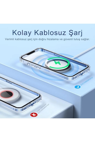 Polham 0.4mm 10 Adet Set Ultra İnce Yapışkanlı Mıknatıslı Metal Halka, 3m Hafif Tüm Telefonlara Uyumlu