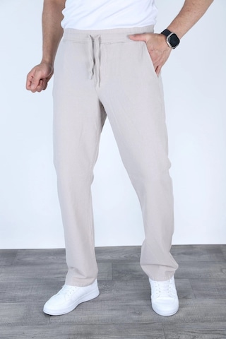 Myrab Denim Baggy Keten Pantolon Jogger Çağla Yeşili Taş
