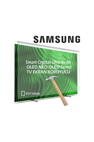 Samsung Uyumlu 65s85d Tv Ekran Koruyucu 65" İnç Oled 4k Smart Qe65s85daextk