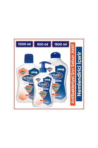Activex Aktif Sıvı Sabun 1500 ML + 1 L + 500 ML