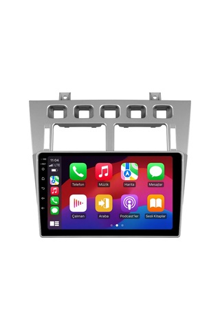 Chery Alia 2008-2011 Android Multimedya Carplay Android Auto Navigasyon Kameralı 6gb Ram 64gb 9"