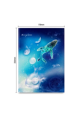 Deli Notebook B5 40yp Whale Dream Defter Qfb540
