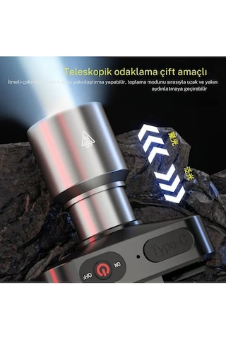 Adveha Gk801 50w Kafa Lambası Antrasit