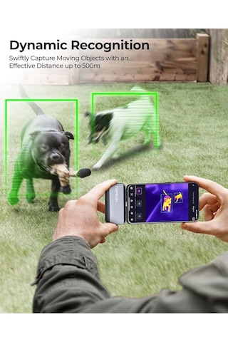 Topdon Ts001 256x192 Ir Çözünürlüklü Termal Kamera Android İçin 9mm Ayarlanabilir Odaklı Lensli