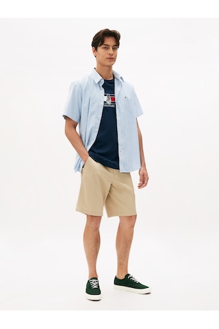 Tommy Hilfiger Erkek T Shirt Mw0mw38628 Daf Lacivert Lacivert