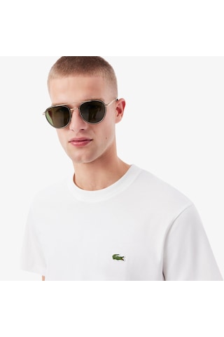 Lacoste Erkek T-shırt Th7318-001 Beyaz