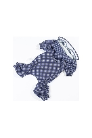 Köpek Yağmurluk Dört Ayak Su Geçirmez Toz Giysiler Pet Yağmurluk, Boyut: M Mavi