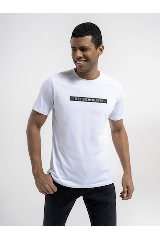 Loft Erkek T-shirt Beyaz Lf2035825 24yp69000141 P69100 Beyaz