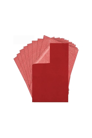 Artlantis Kırmızı Karbon Kağıdı A4 10 Adet 21x29,7 Cm Kopya Kağıdı Transfer Kağıdı Renkli Karbon Kağıdı