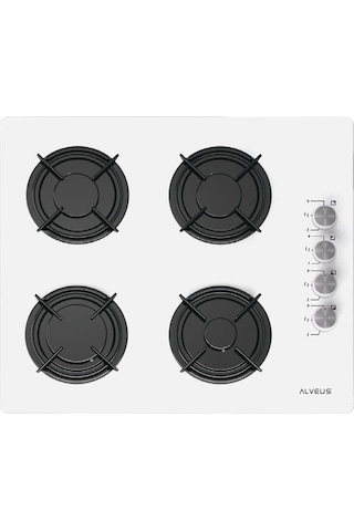 Alveus GLS 640 Ankastre Ocak Beyaz