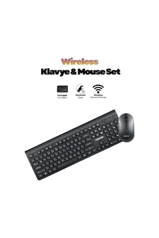 Multimedya Q Klavye Ve Mouse Seti Optik