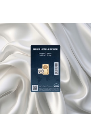 2.5 Gr 24 Ayar 999.9 Nadir Gram Altın