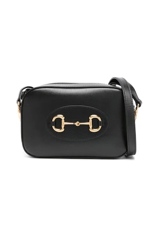 Gucci Small Horsebit 1955 Shoulder Bag Siyah