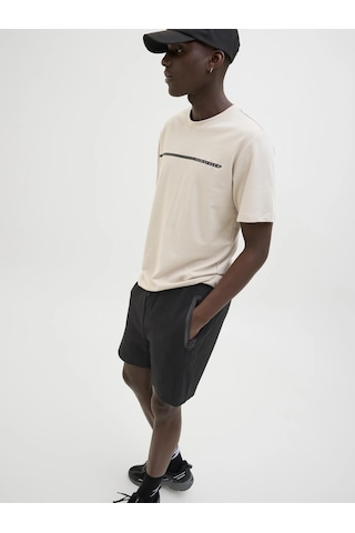 Jack & Jones Jack&jones Jpstgordon Fusion Sweat Erkek Şort 12273304 Siyah