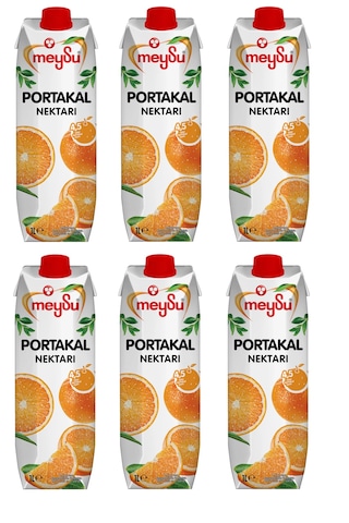 Meysu Portakal Nektarı 1 Lt X 6 Adet