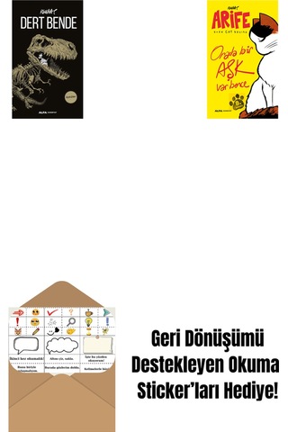 Dert Bende + Arife - Orada Bir Aşk Var Bence + Okuma Sticker'ları