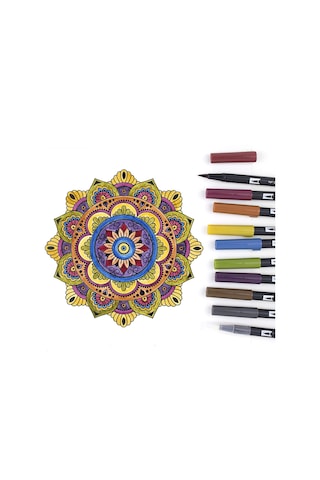 Tombow 20'Li Mükkemmel Karışım Renkler Ab-T Dual Brush Pen G.Kale