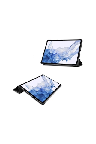 Samsung Galaxy Tab S10 Plus Sm-x820/s9 Fe Plus 12.4 Inç Standlı Smart Case Kılıf Ekran Koruyucu