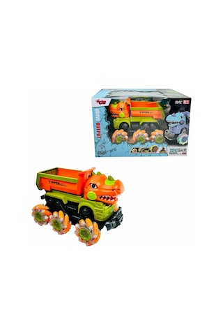 Yj-078-4 Kumandalı Sesli Ve Işıklı Dinazor -vardem Çok Renkli
