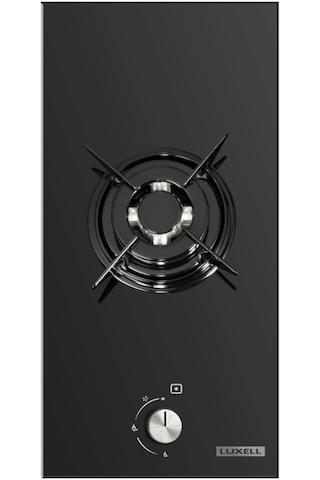 Luxell C3-10WF Wok Gözlü Cam Domino Ankastre Ocak Siyah