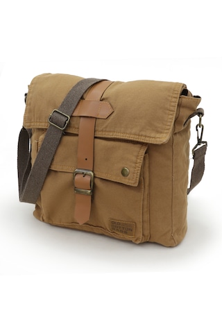 Old Cotton Cargo 7170 Camel Omuz Postacı Okul Çantası Camel