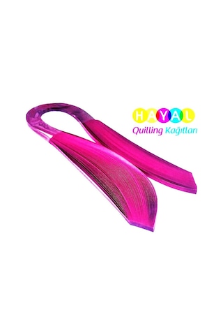 Quillingseti 1cm Nar Çiçeği Renk Quilling Kağıdı - 50'li
