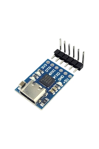Cp2102 Usb To Rs232 Ttl Uart Çevirici Modül Type C Usb Seri Port Haberleşme Mcu Uydu Alıcı Tel Gsm