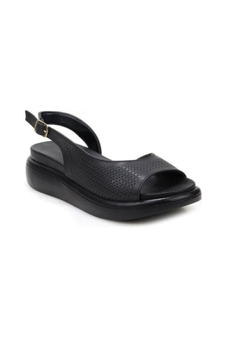 Papuçcity Comfortly 03531 Kadın Günlük Sandalet Sıyah